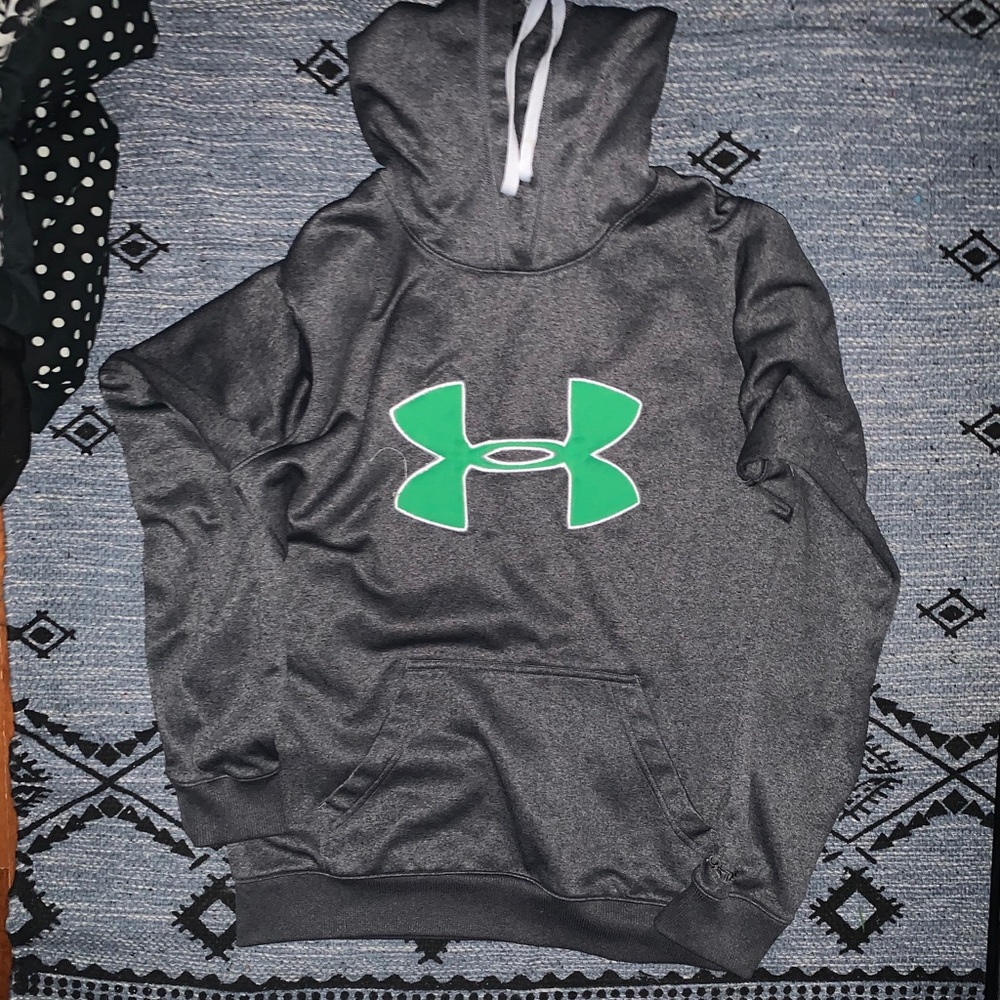 Under Armour Grey Hoodie-Sweatshirt